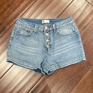 Girl's Denim Shorty Shorts